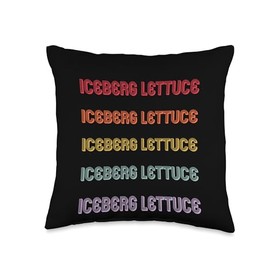 Iceberg Lettuce Throw Pillow