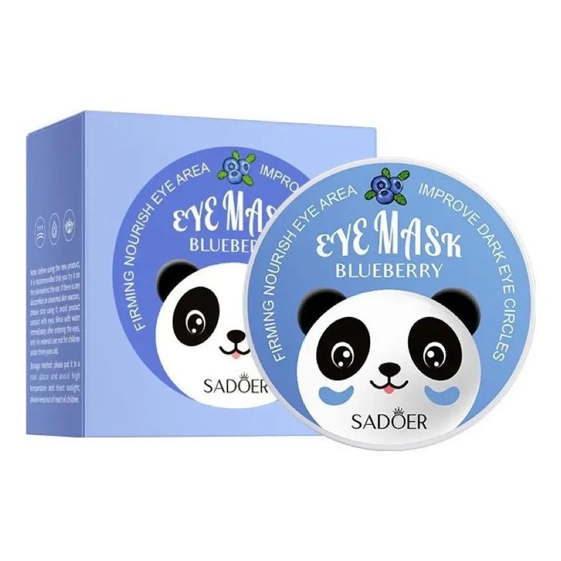 5 Tarros Con 60 Parches Hidratantes Para Ojos Cu Colágeno