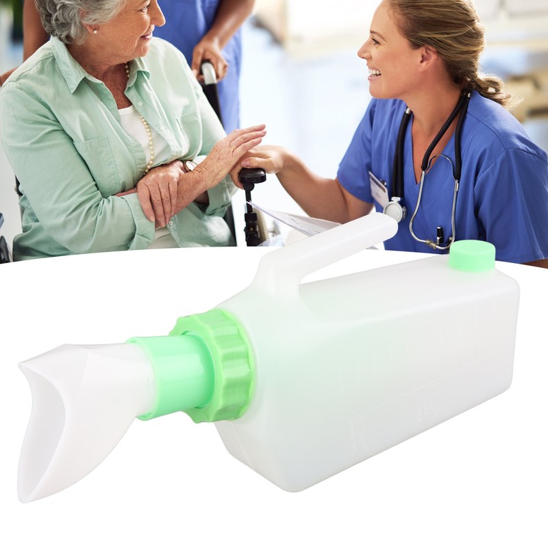 Women Urine Bottle with Lid Large Prevent Leakage Capacity Portable