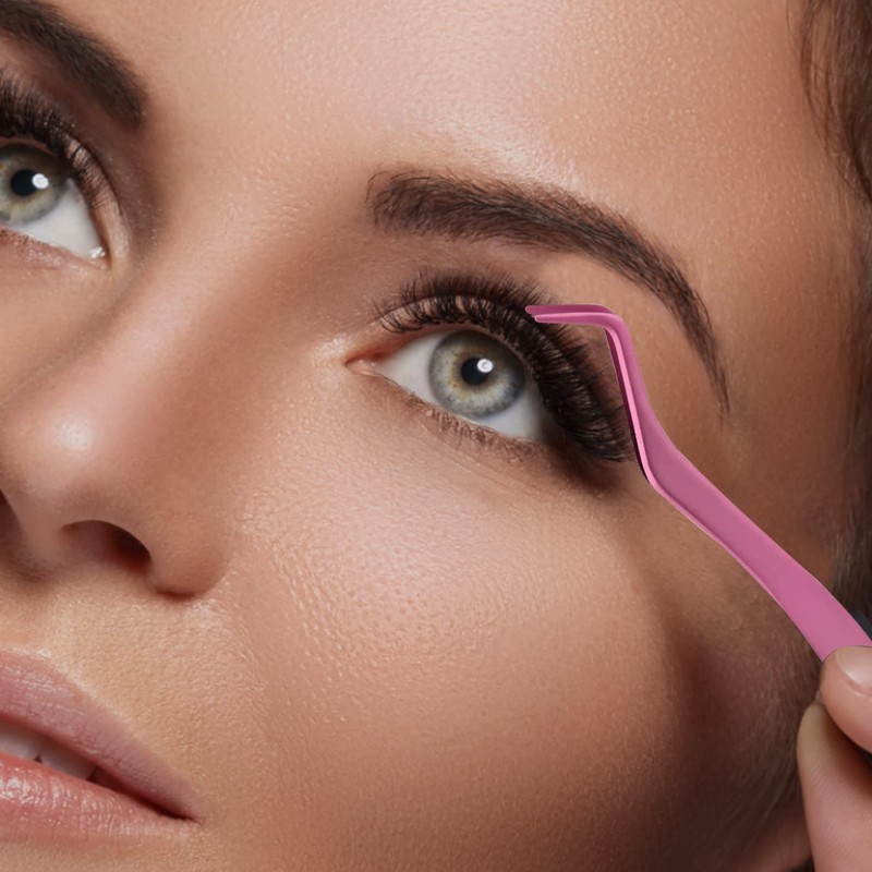 1pcs Eyelash Applicator,2 in 1 Eyelash Applicator Tool,Lash Tweezers Strip