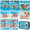 ISHARE Underwater Camera,4K 48MP 17FT Waterproof Camera for Snorkeling,Dual Screen