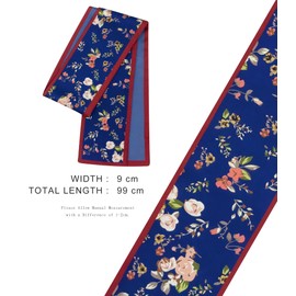 Mengmeng Angel Women's Designer Hair Tie Neckerchief Handbag Handle Ribbon Fashion Scarf