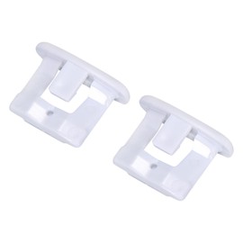 sourcing map 2set WD12X10304 Dishwasher Upper Rack Slide End Cap Replacement Part for Replaces WD12X344 AP4484666 PS2370502 WD30X97