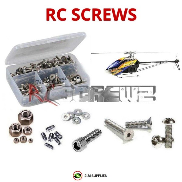 For Align RCScrewZ Stainless Screw Kit alg017 for Align T-REX