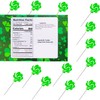 Fruidles St. Patrick's Shamrock Swirl Lollipop Green and White, Party