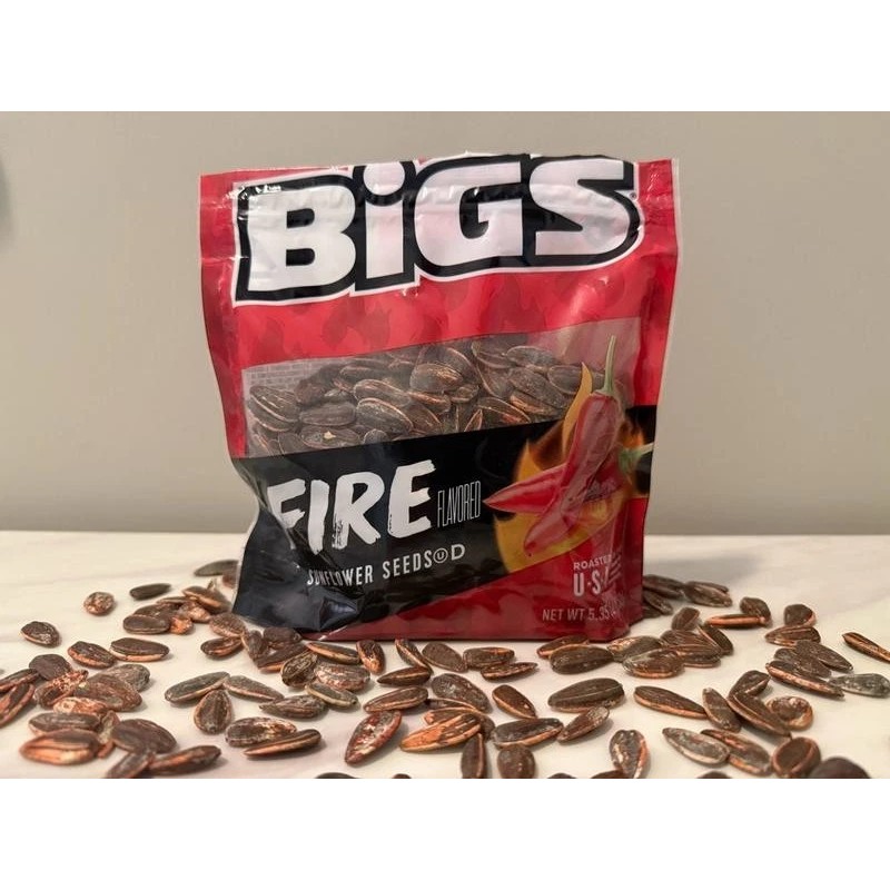 BIGS Sunflower Seeds, Fire Flavor, 5.35 oz.