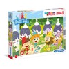 Clementoni 23731 Clementoni-23731-Supercolor Puzzle Trulli Tales-104 Maxi Pieces, Multi-Coloured