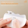Electric Baby Nail Clippers, 3 in 1 Fingernail Trimmer, Polisher