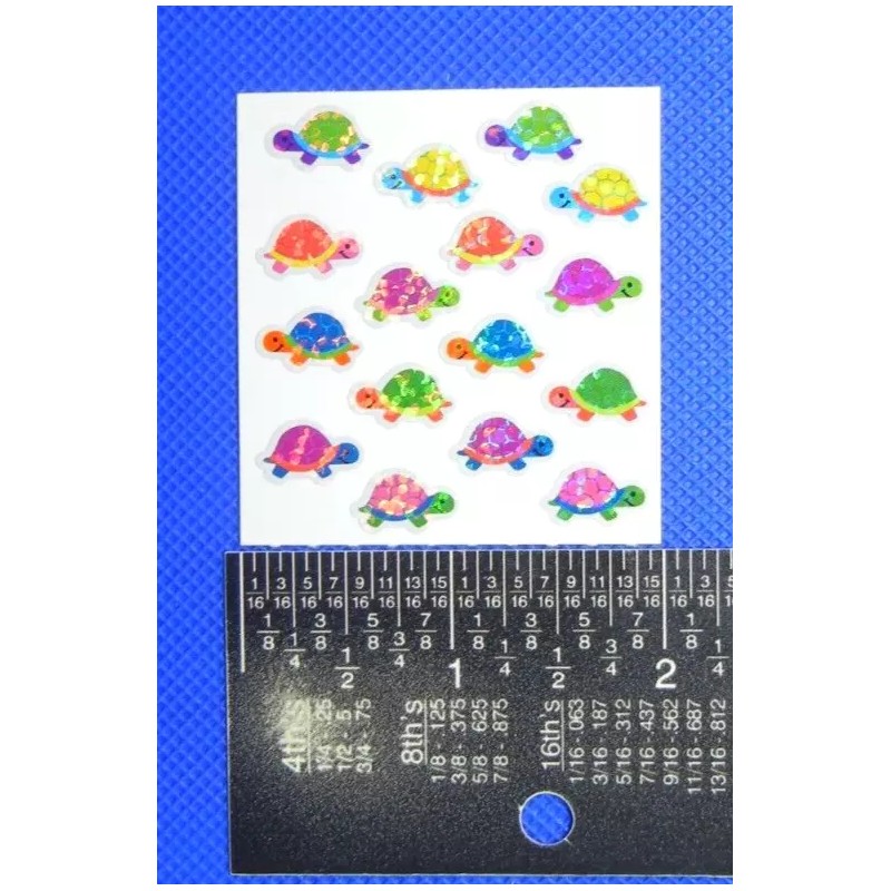 Sandylion Glittery Colorful Turtles Sticker Mod