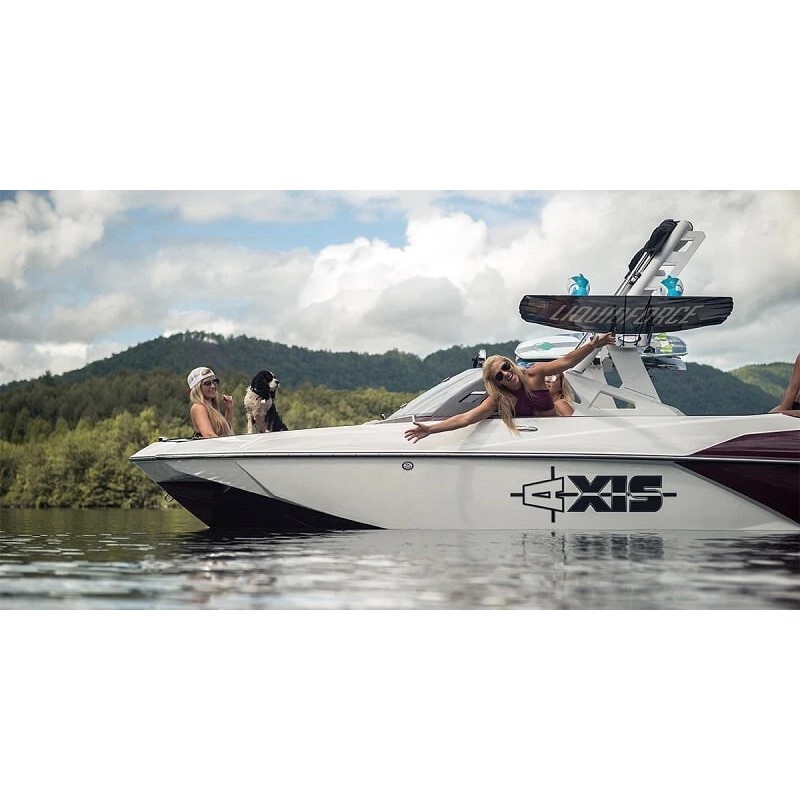 Oracal 651 Axis Wake Boats 36” Replacement Black (x2) Decals