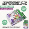 1st Care 24PCE Value Pack Eye Glass Lens Wipes Pre