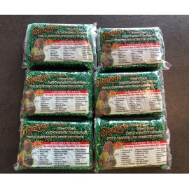 Sterling Set of 6 GREEN Sterling Non Scratch Scrubbers Sterling's Sponges Scrub Pad Pads