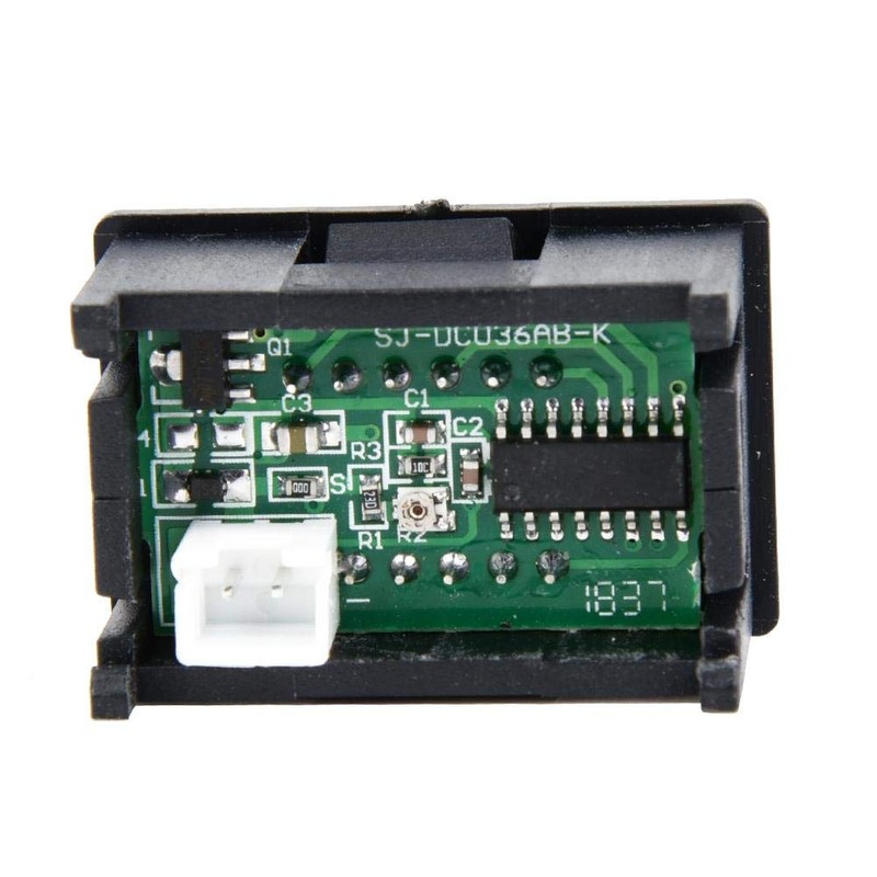 DC Voltmeter, Walfront Digital Voltmeter 2 Wire DC 2.4-30V 0.36