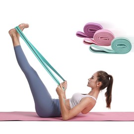Genérico Bandas de Resistencia para Ejercicio, Ligas elásticas multifuncionales para Brazos y piernas, Entrenamiento en casa, Yoga, Pilates