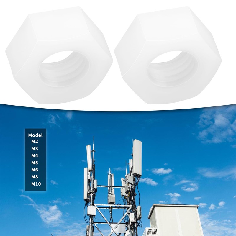 ECSiNG 105Pcs M2 M3 M4 M5 M6 M8 M10 Nylon