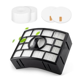 Compatible Filter for Shark Rotator Powered Lift-Away, Replacement for NV680, NV681, NV682, NV683, NV800UK, NV801, UV810, AX910 - Foam and HEPA Filter, Replaces XFF680 XHF680