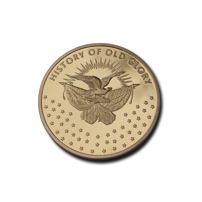 Betsy Ross Flag Commemorative Coin Memorable Token of First U.S.A.