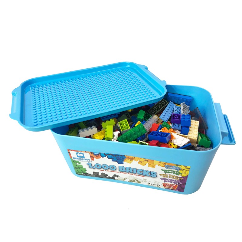 Brick Loot 1,000 Building Blocks Plus 70 Free Pieces –