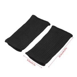 Hilitand 1 Pair Cut Resistant Sleeves Anti-Cut Arm Protection Cutting Scratch Protection for Garden Kitchen Work, black