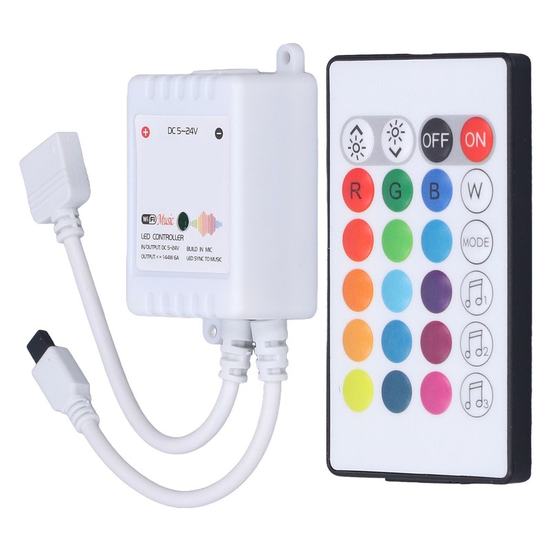 24 Keys Smart LED Remote Control RGB Wireless Controller 16