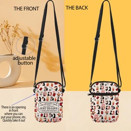 JYTAPP Moulin Musical Comedy Lover Crossbody Bag The Greatest Thing Just to Love and Be Loved in Return Broadway Gifts