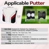 Golf Mallet Square Putter Cover Heel-Shaft Headcovers Fits for S