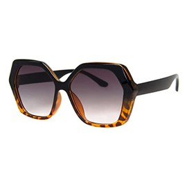 A.J. Morgan Eyewear Unisex Adult Lorna - Sunglasses, Black/Tort, 55 US
