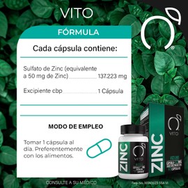 VITO | Zinc 50 mg | Para la Prevención y Tratamient