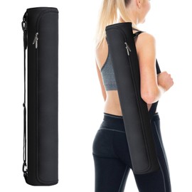 Senprity Yoga Mat Bag, Yoga Mat Carrier Bag Multi-Functional Storage Bag Lightweight Water-Proof & Wear-Resistant Yoga Carrying for Most Enthusiasts to Gym Beach Park Travel