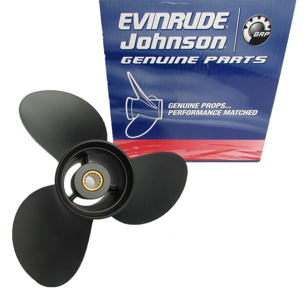 Johnson Evinrude E-Tec Aluminum 3 Blade Propeller 10.5" x 11" 0765049