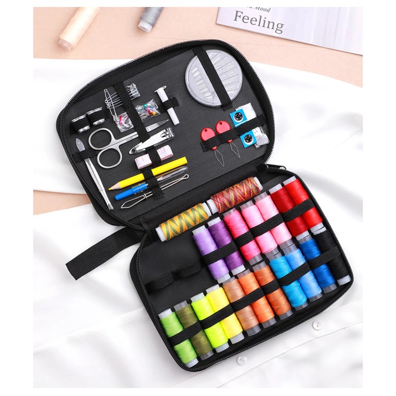 Complete Sewing Kit for Home Repairs – Portable Thread, Needle