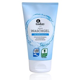 Aqua Wash Gel, Refreshing Cleansing with Witch Hazel Extract, for All Skin Types, 35% Recycled Plastic, 150 ml