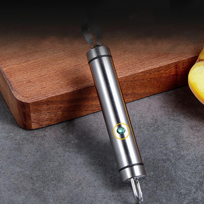 BESTonZON Peach Pitter 2pcs Stainless Steel Fruit Core Remover Fruit