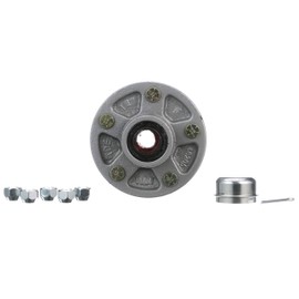 Seachoice Trailer Wheel Hub, 1.25 in. Axle, 5 Lug, Galvanized, Pregreased