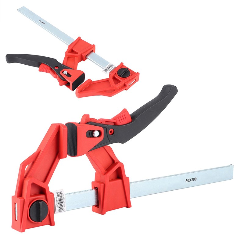 Woodworking Heavy Duty Ratchet F Clamp Adjustable Fixing Bar Clips