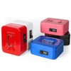 Cash Box with Money Tray, Parrency Medium Money Box with