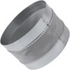 Vent Systems 10" Inch Flexible Vibration-Reducing Male Fit Duct Connector