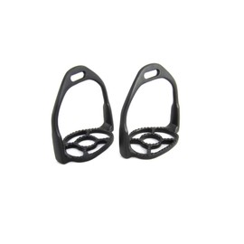 PS Pferdeartikel Black Edition Black Portuguese Baroque Stirrups