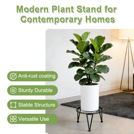 Vigordream Metal Plant Stand Indoor Outdoor Planter Holder