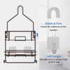 Caddy Hanging over Shower Head Rust Roof Organizer with 10