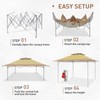 EAGLE PEAK 12x12 Pop up Canopy Tent, Easy Set up