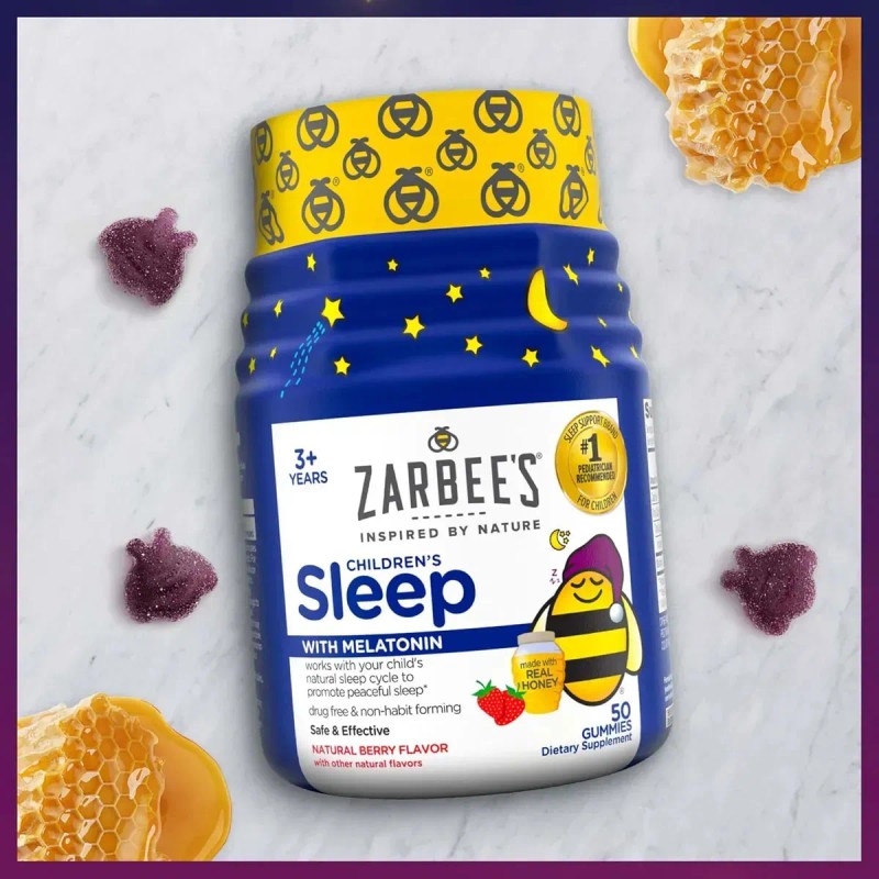 Zarbee Gomitas Suplemento Dormir Niños Melatonina
