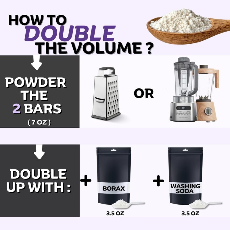 Laundry Soap Bar with Lavender for Sensitive Skin - Delicate