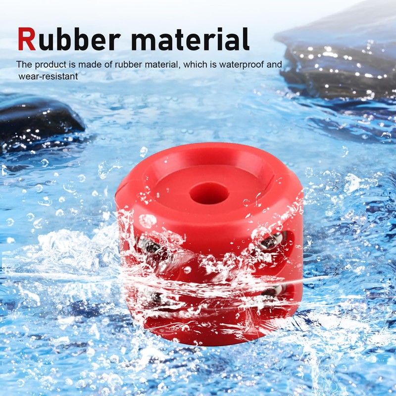 Qurbuns Winch Stopper for Cable, Rubber Winch Cable Hook Stopper,