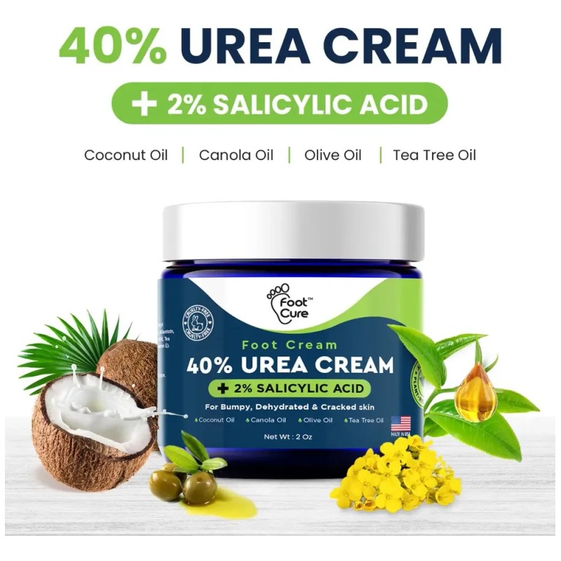 Foot Cure Crema Eliminación Talón Agrietado Picazón Y Tiña