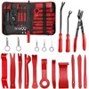 19Pcs Auto Trim Removal Tool Set, Red and Black, Professional