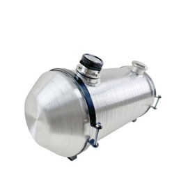 JSD 7 Gallon Fuel Cell Tank / Aluminum Gas Tank With Level Gauge 10 x 22" End Fill 1/4" NPT Outlet For Boat、Go kart