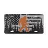 BLVD Bigfoot Sasquatch Licence plate Vanity Plate American flag Bigfoot