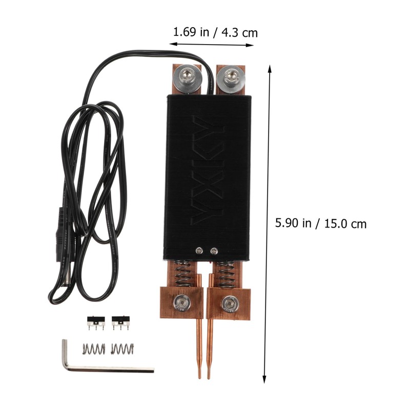 LALAFINA DIY Portable Spot Welder Handheld Welding Tool with Built