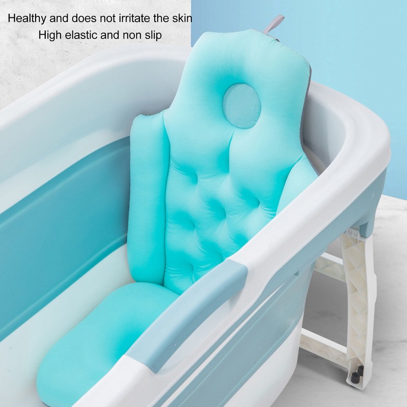 Adult Full Body Bath Pillow Head Neck Support Quick Drying